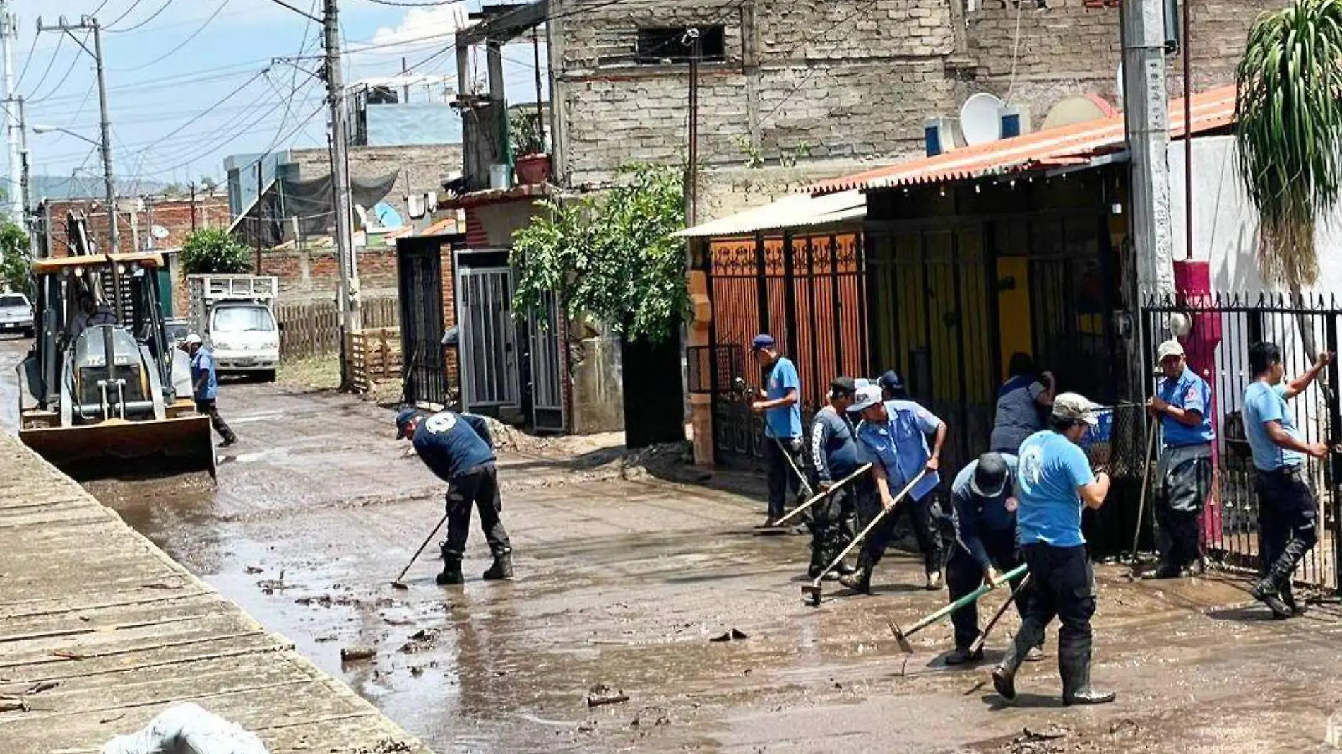 Afectados por ls lluvias en Tlajomulco